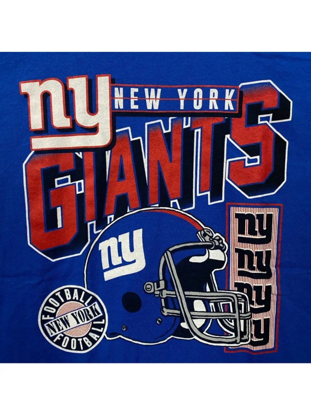 Junk Food Clothing New York Giants Checkdown Flea Market Tee Medium